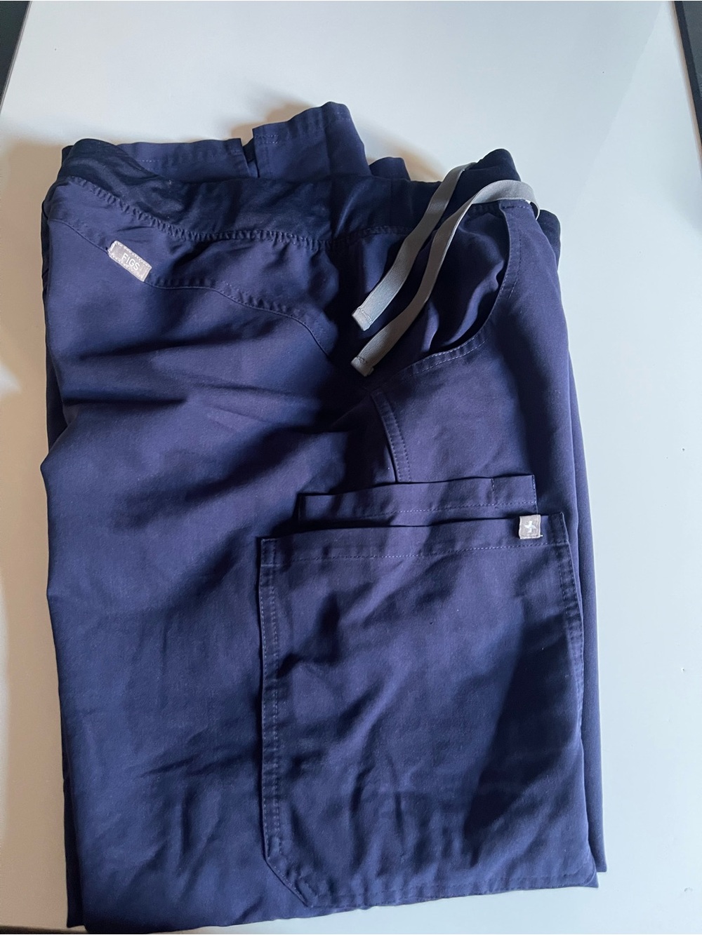 Women’s Navy Drawstring scrubs Pants